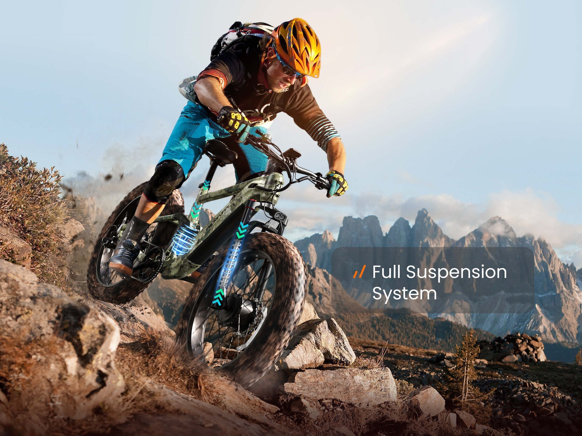 GoldenR EbikeForest Camouflage