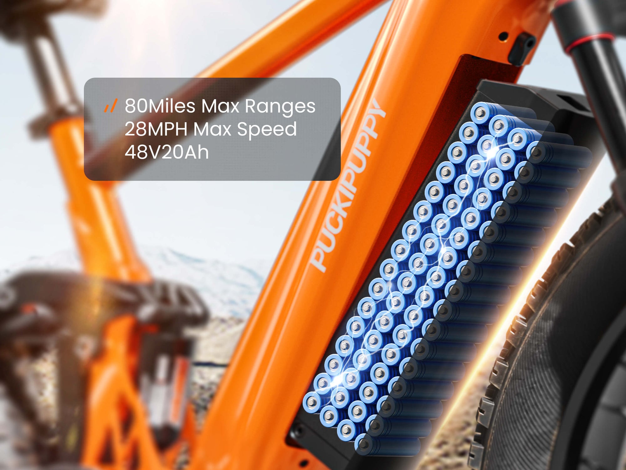 GoldenR Pro EbikeOrange