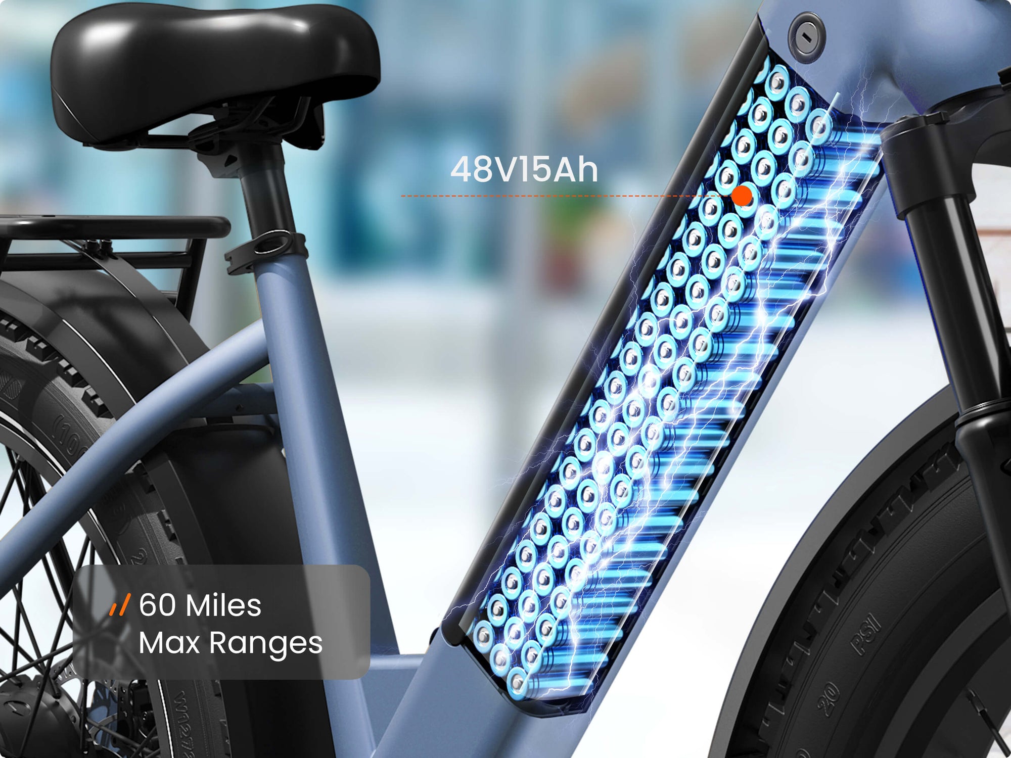 Samoyed EbikeGray Blue